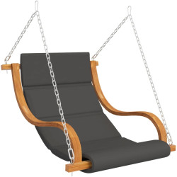 Садовые качели с тентом VidaXL 3200630 (Natural/Anthracite) Thumb