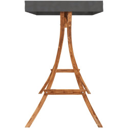 Садовые качели с тентом VidaXL 3200630 (Natural/Anthracite) Thumb