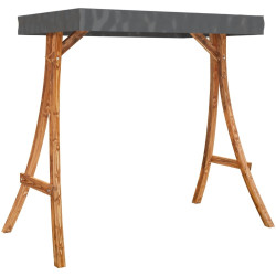 Садовые качели с тентом VidaXL 3200630 (Natural/Anthracite) Thumb