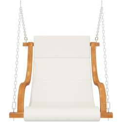 Садовые качели VidaXL 313941 (Cream/Natural) Thumb