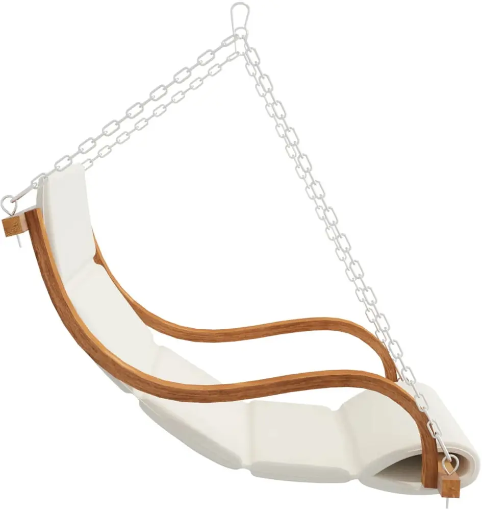 Садовые качели VidaXL 3200617 (Natural/Cream) - 4