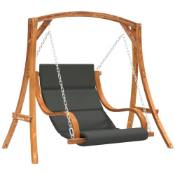 Садовые качели VidaXL 3200618 (Natural/Antrhracite) Thumb