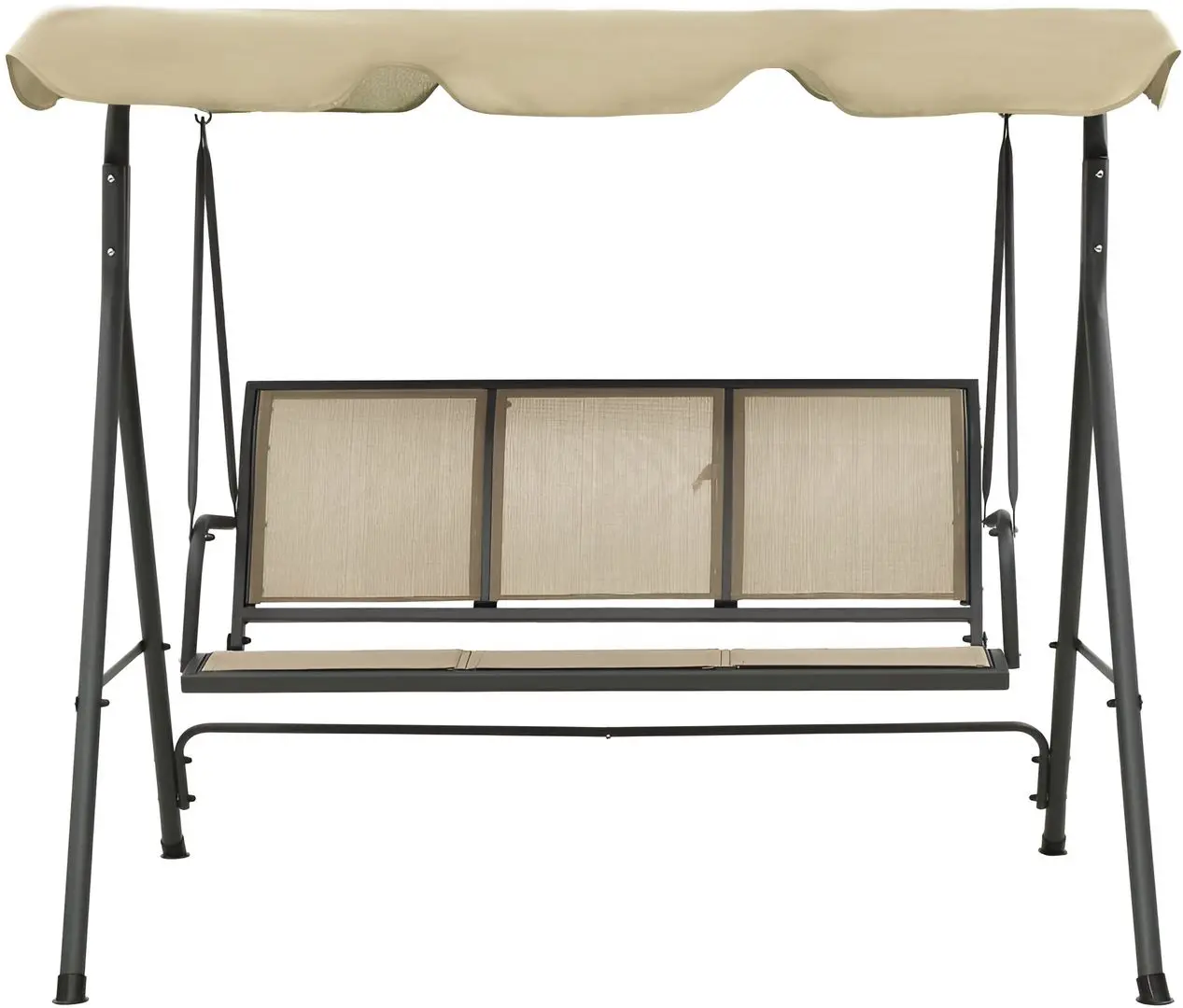 Скамья-качели с тентом VidaXL 313325 (Sand/Anthracite)
