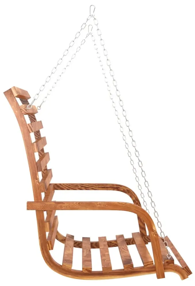 Скамья-качели с тентом VidaXL 3200627 (Natural/Cream) - 3