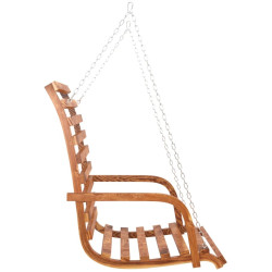 Скамья-качели с тентом VidaXL 3200628 (Natural/Anthracite) Thumb