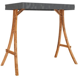 Скамья-качели с тентом VidaXL 3200628 (Natural/Anthracite) Thumb