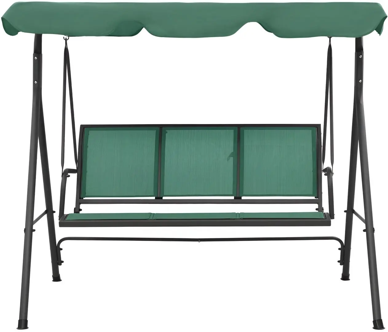 Скамья-качели с тентом vidaXL 363323 (Green)