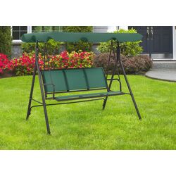 Scaun balansoar cu copertină vidaXL 363323 (Green)