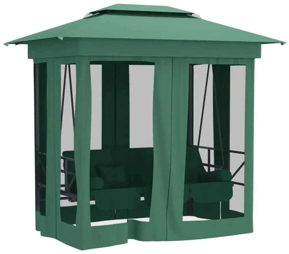 Scaun balansoar VidaXL 363327 (Green)