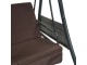 Scaun balansoar cu copertină VidaXL 4008897 (Brown)