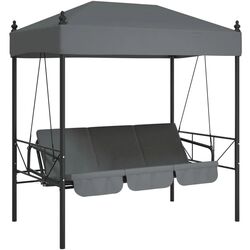 Scaun balansoar VidaXL 4008901 (Dark Grey) Thumb