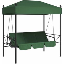 Скамья-качели с тентом VidaXL 4008902 (Green) Thumb