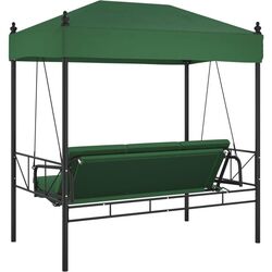 Скамья-качели с тентом VidaXL 4008902 (Green) Thumb