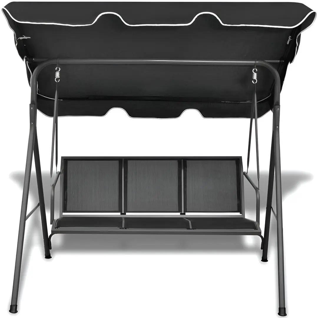 Scaun balansoar cu copertină vidaXL 41421 (Black)