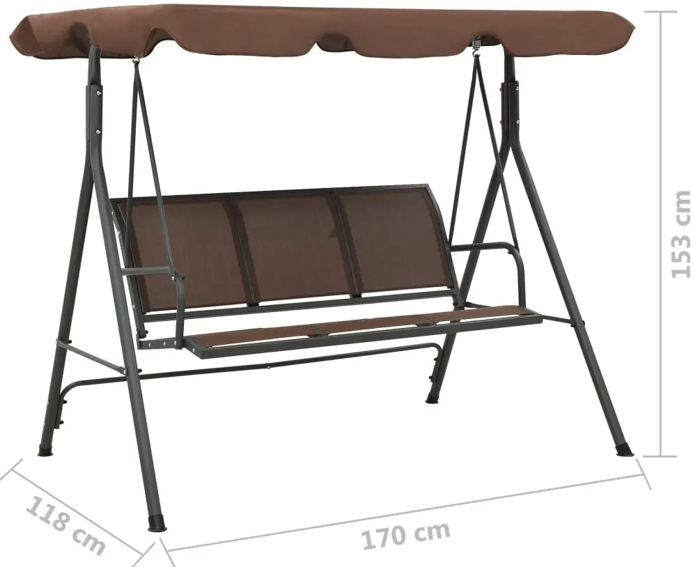 Scaun balansoar VidaXL 41422 (Brown)