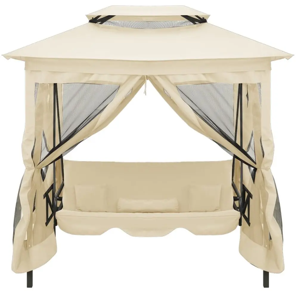 Scaun balansoar VidaXL 43239 (Cream)