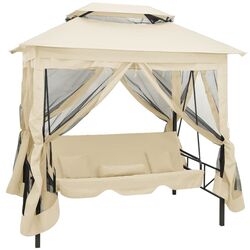 Scaun balansoar VidaXL 43239 (Cream) Thumb