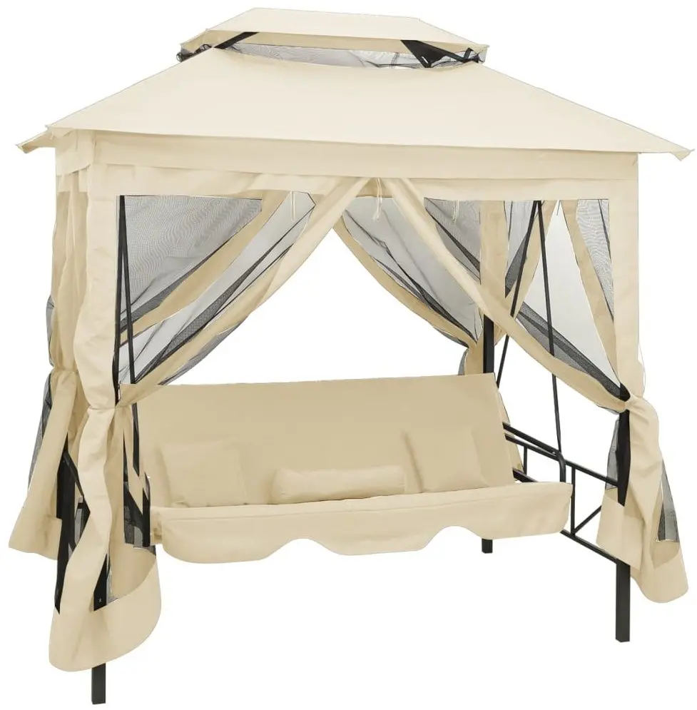 Scaun balansoar VidaXL 43239 (Cream)