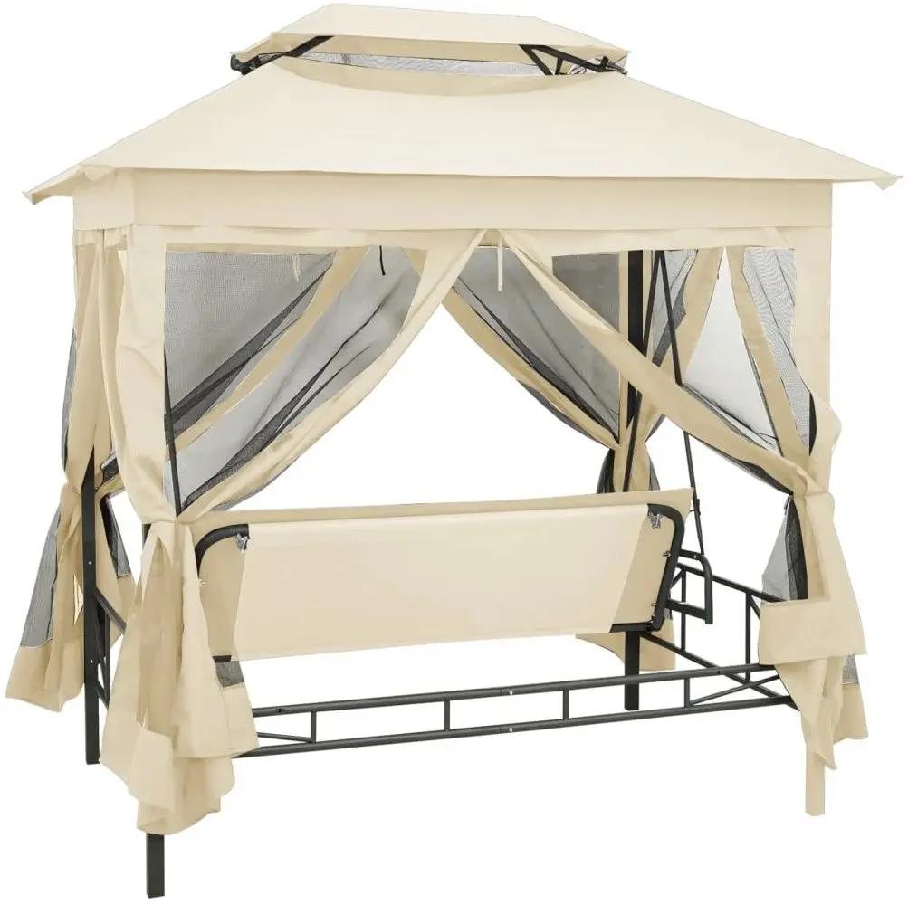 Scaun balansoar VidaXL 43239 (Cream)