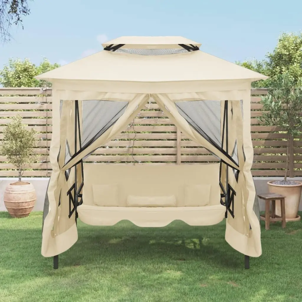 Scaun balansoar VidaXL 43239 (Cream)