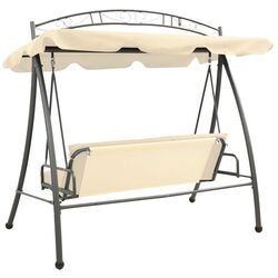 Scaun balansoar VidaXL 43241 (Sand White) Thumb