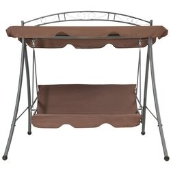 Скамья-качели с тентом VidaXL 43242 (Coffee) Thumb