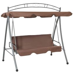 Скамья-качели с тентом VidaXL 43242 (Coffee) Thumb