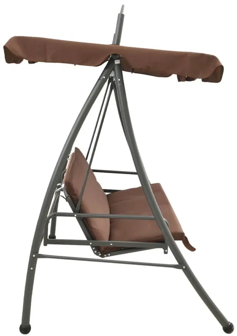 Скамья-качели с тентом VidaXL 43242 (Coffee)