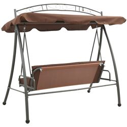 Скамья-качели с тентом VidaXL 43242 (Coffee) Thumb