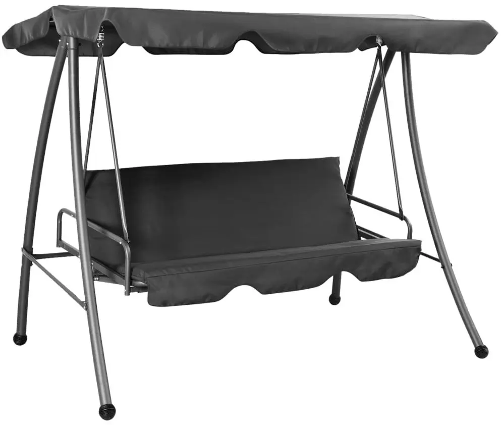 Скамья-качели с тентом VidaXL 45072 (Anthracite)