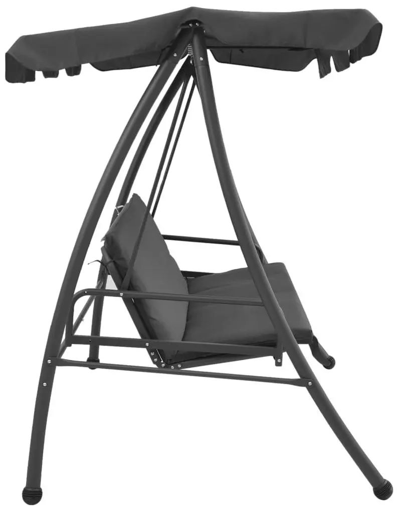 Скамья-качели с тентом VidaXL 45072 (Anthracite)
