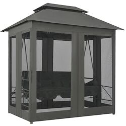 Скамья-качели с тентом VidaXL 45073 (Anthracite) Thumb