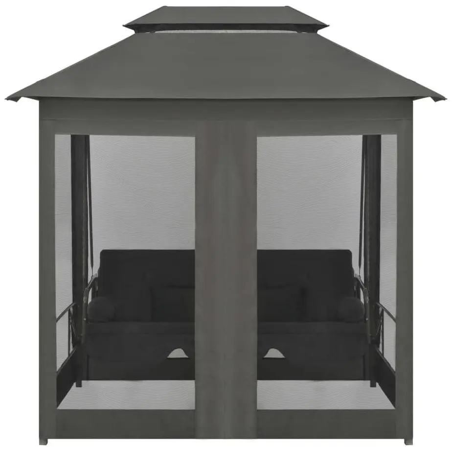 Скамья-качели с тентом VidaXL 45073 (Anthracite)
