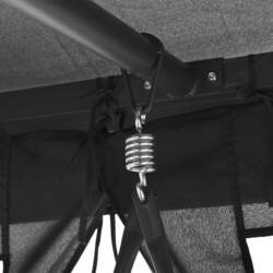 Скамья-качели с тентом VidaXL 45073 (Anthracite) Thumb