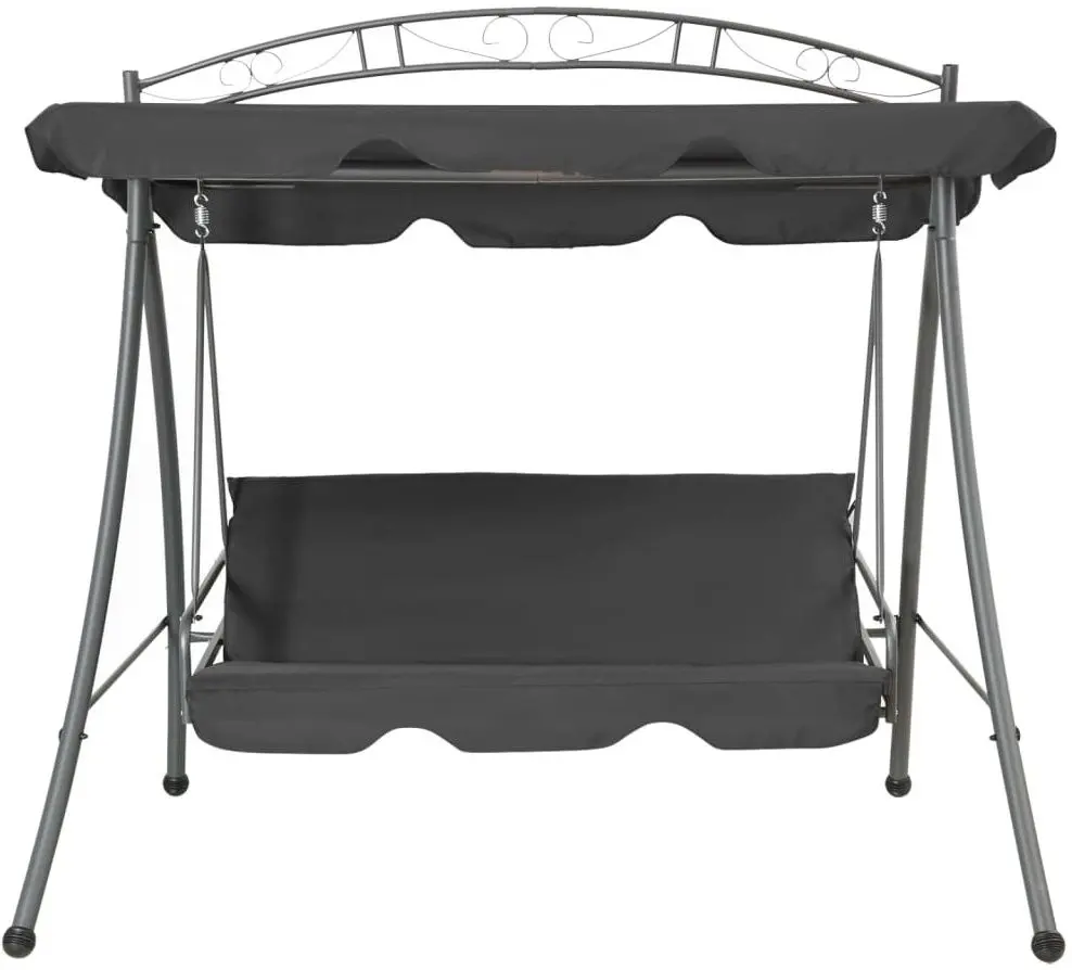 Скамья-качели с тентом VidaXL 45074 (Anthracite)