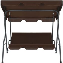 Scaun balansoar cu copertina VidaXL 45351 (Brown) Thumb