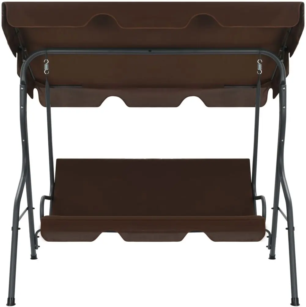 Scaun balansoar cu copertina VidaXL 45351 (Brown)