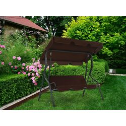 Scaun balansoar cu copertina VidaXL 45351 (Brown)