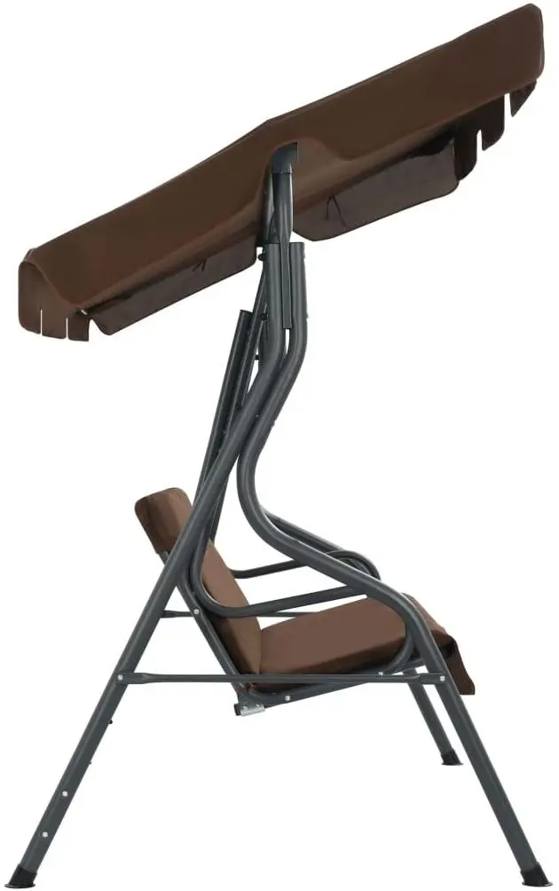 Scaun balansoar cu copertina VidaXL 45351 (Brown)