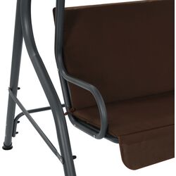 Scaun balansoar cu copertina VidaXL 45351 (Brown) Thumb