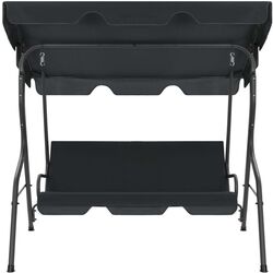 Скамья-качели с тентом VidaXL 45352 (Anthracite) Thumb