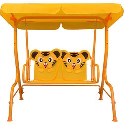 Scaun balansoar cu copertină VidaXL 48098 (Yellow) Thumb