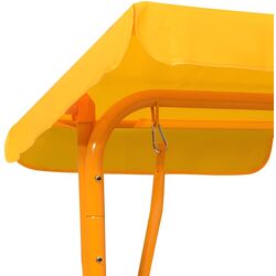 Scaun balansoar cu copertină VidaXL 48098 (Yellow) Thumb