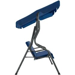 Scaun balansoar cu copertina VidaXL 48557 (Dark Blue) Thumb
