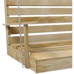 Скамья-качели VidaXL 316065 (Natural) Thumb