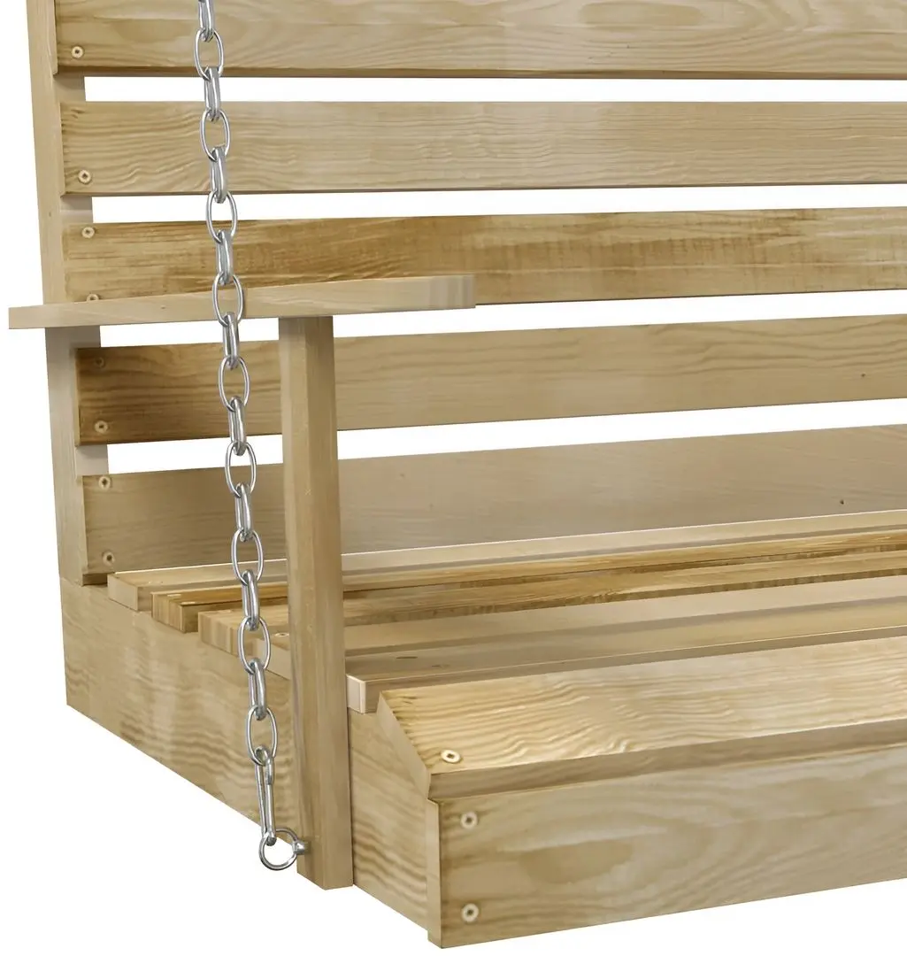 Скамья-качели VidaXL 316065 (Natural)