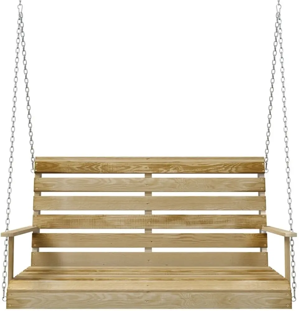 Скамья-качели VidaXL 318397 (Natural) - 3