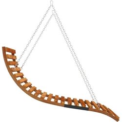 Scaun balansoar VidaXL 3200615 (Natural) Thumb