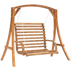 Скамья-качели VidaXL 3200616 (Natural) Thumb