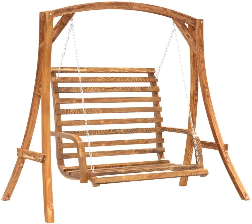 Скамья-качели VidaXL 3200616 (Natural) - 2
